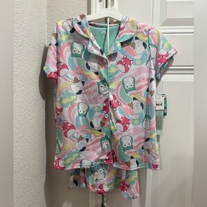 Squishmallowe Colorful Kids Pajamas Set